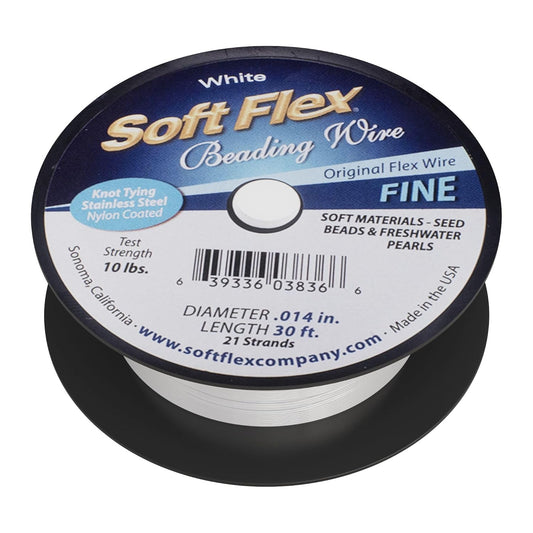 Soft Flex 21 Strand Beading Wire - Fine 0.14 Diameter - 30 Feet Design Wire
