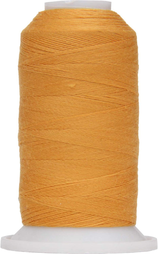 Threadart Polyester All-Purpose Sewing Thread - 600m - 50S/3 - Old Gold