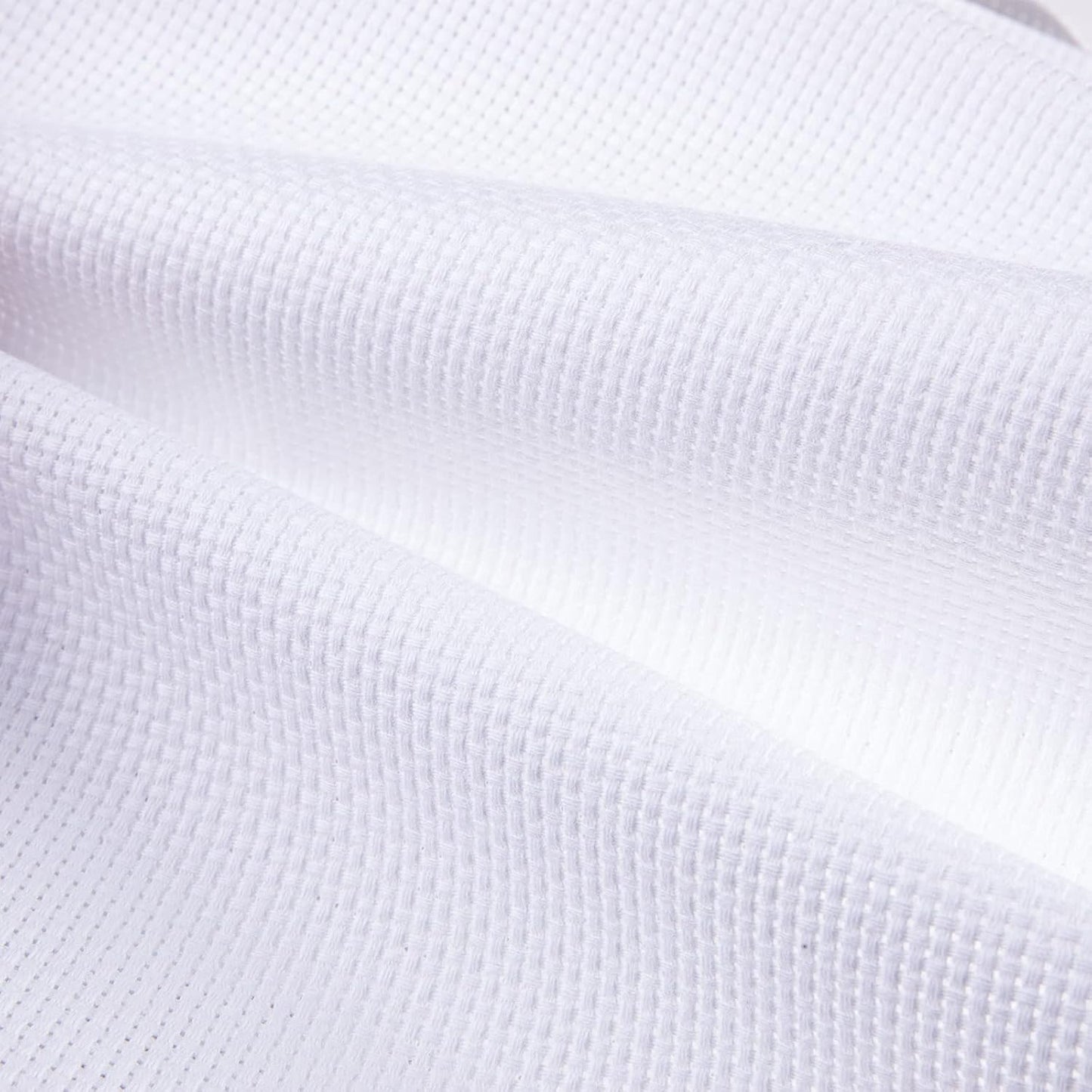 Aida Cloth Big Size 11 Count, White Cross Stitch Fabric, 39 inch by 60 inch