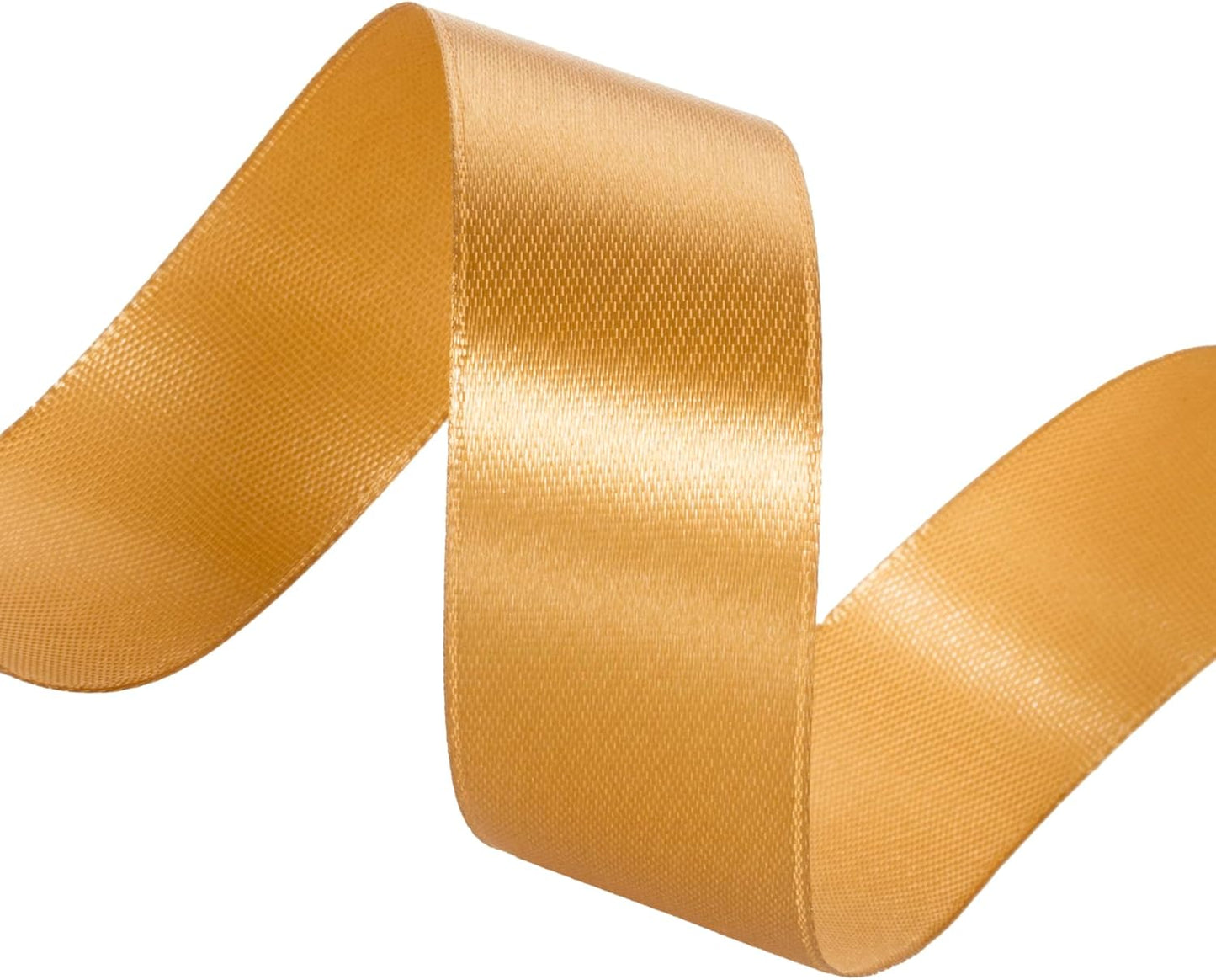 1 Copper Solid Satin Ribbon, 50 Yards Craft Fabric Ribbon for Gift Wrapping Floral Bouquets Wedding Party Decoration