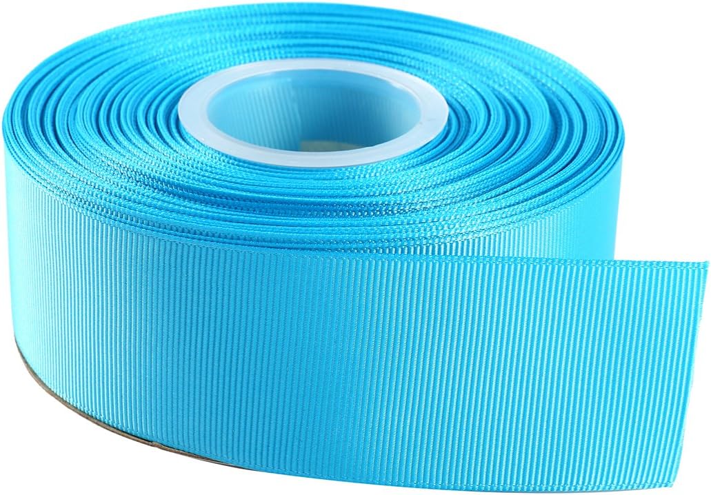 ITIsparkle 11/2" Inch Grosgrain Ribbon 25 Yards-Roll Set for Gift Wrapping Cake Decoration Party Favor Hair Braids Hair Bow Baby Shower Decoration Floral Arrangement Craft Supplies, Turquoise Ribbon