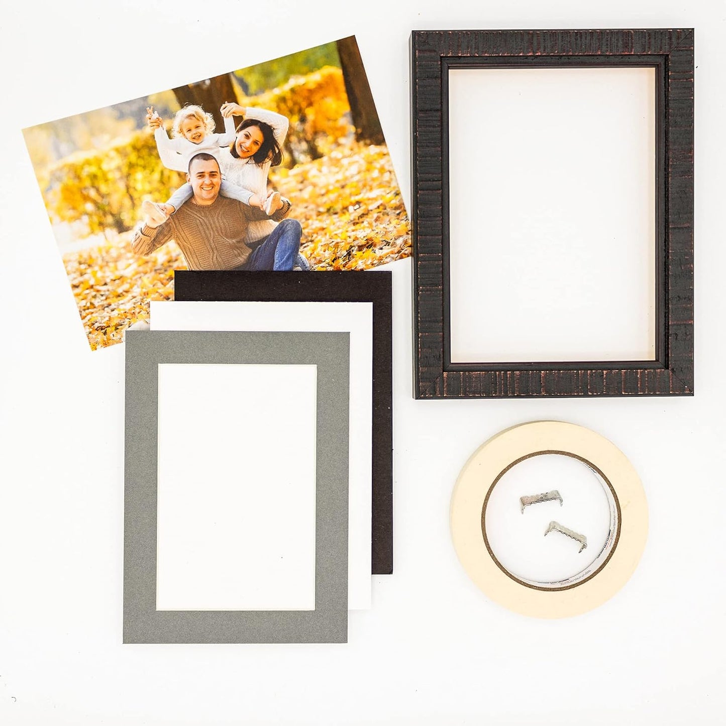 11x14 Mat for 8.5x11 Photo - Precut Mid Grey Picture Matboard for Frames Measuring 11 x 14 Inches - Bevel Cut Matte to Display Art Measuring 8.5 x 11 Inches - Acid Free Pack of 100 MATS