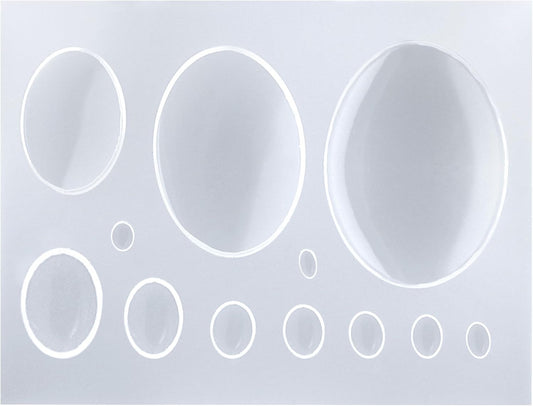 FUNSHOWCASE Oval Cabochon Resin Epoxy Silicone Mold