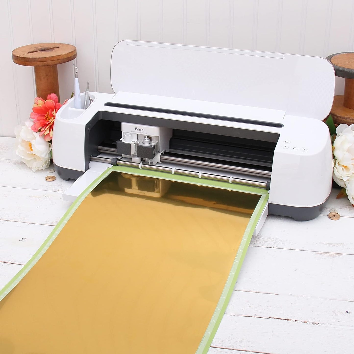10 Yard x 20" Wide Roll Threadart Metallic Foil Spectrum Heat Transfer Vinyl Film | Compatible with Venture Explore and Maker, Silhouette Cameo, & Large Format Cutters