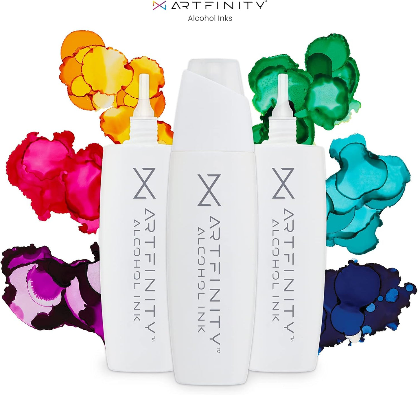 Alcohol Inks 3 Pack - Vibrant, Professional, Dye-Based Alcohol Inks for Artfinity Alcohol Markers, Artists, Drawing, & More! - Blender Medium 0