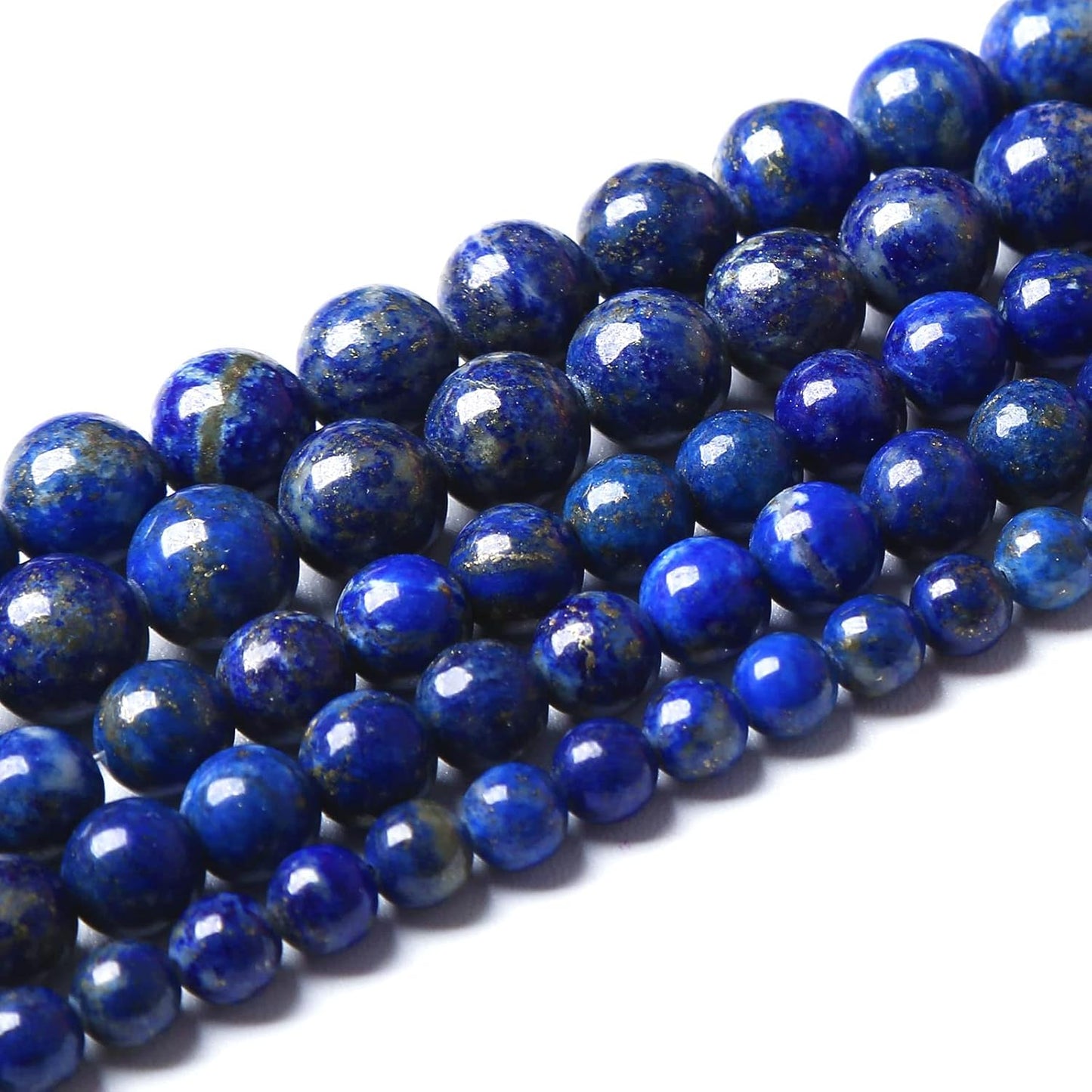 AAA+ Natural Lapis Lazuli Gemstone Beads 4mm 89PCS Round Loose Stone Beads for Jewelry Making DIY Bracelets Necklace Earrings