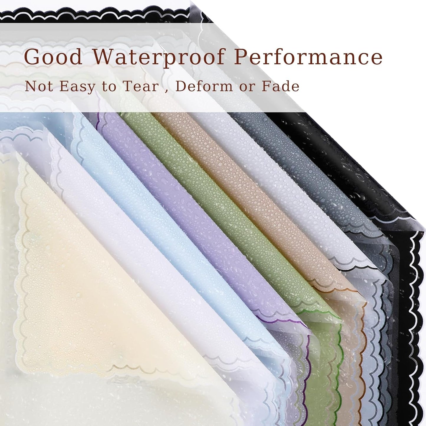 FUHITIM 20 Sheets Flower Wrapping Paper - Waterproof Floral Bouquet Wrapping Paper, Florist Supplies Packaging Paper for Wedding Birthday Gift DIY Crafts (Lavender Purple)