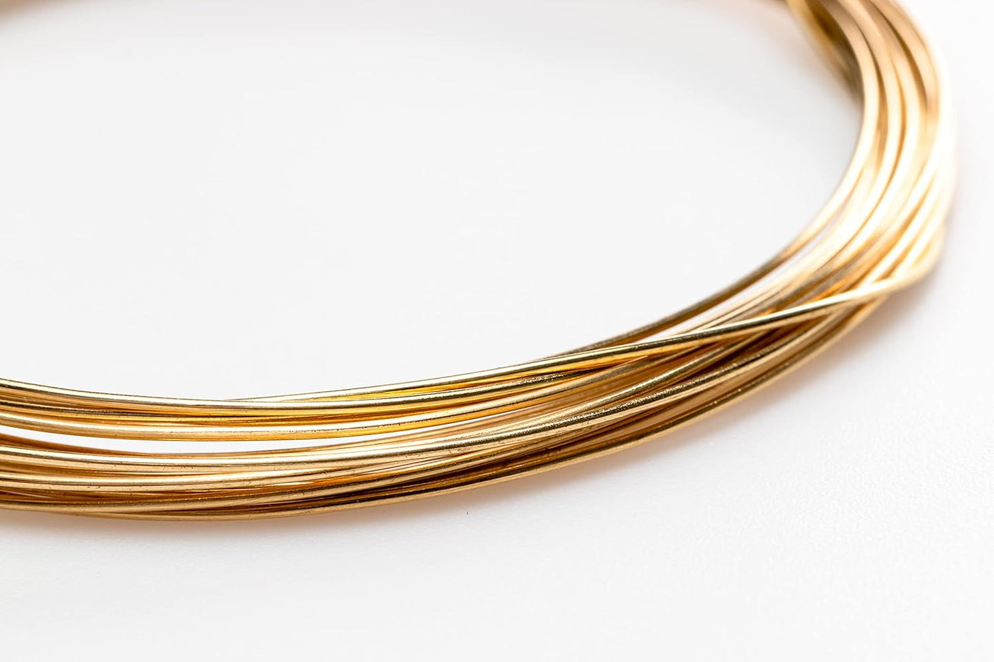 14 Gauge, Jeweler's Brass Wire, Red Brass, Round, Dead Soft, CDA #230 Alloy Jewelry Grade Made in USA - 1 Ounce (5FT) by CRAFT WIRE