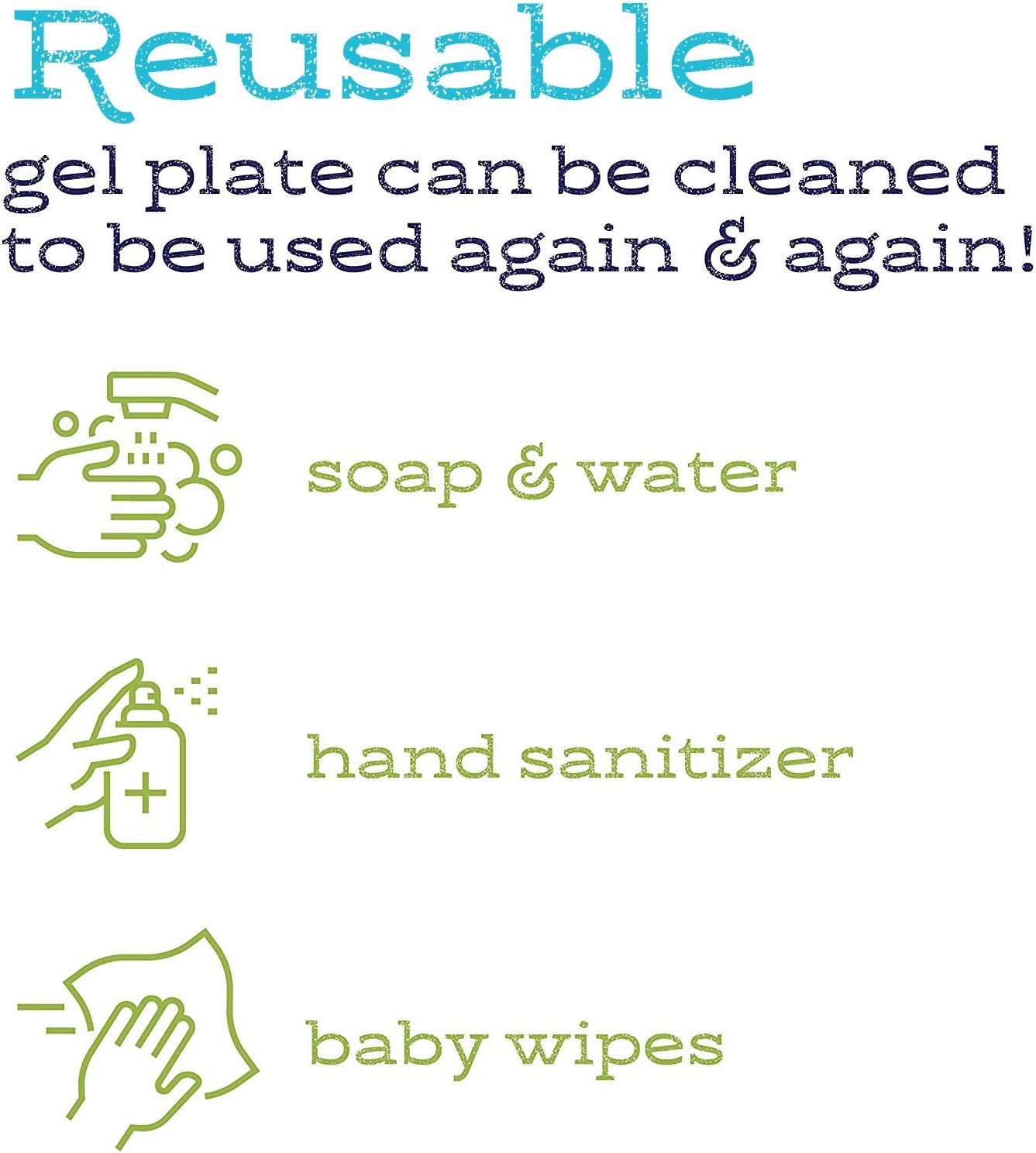 Gel Press Monoprinting Print Plate - 4” Circle (10.2 cm) Gel Plate - Printmaking Supplies - Reusable Gel Printing Plates for Press Art for Card Making, Scrapbooking, Journaling, Arts & Crafts