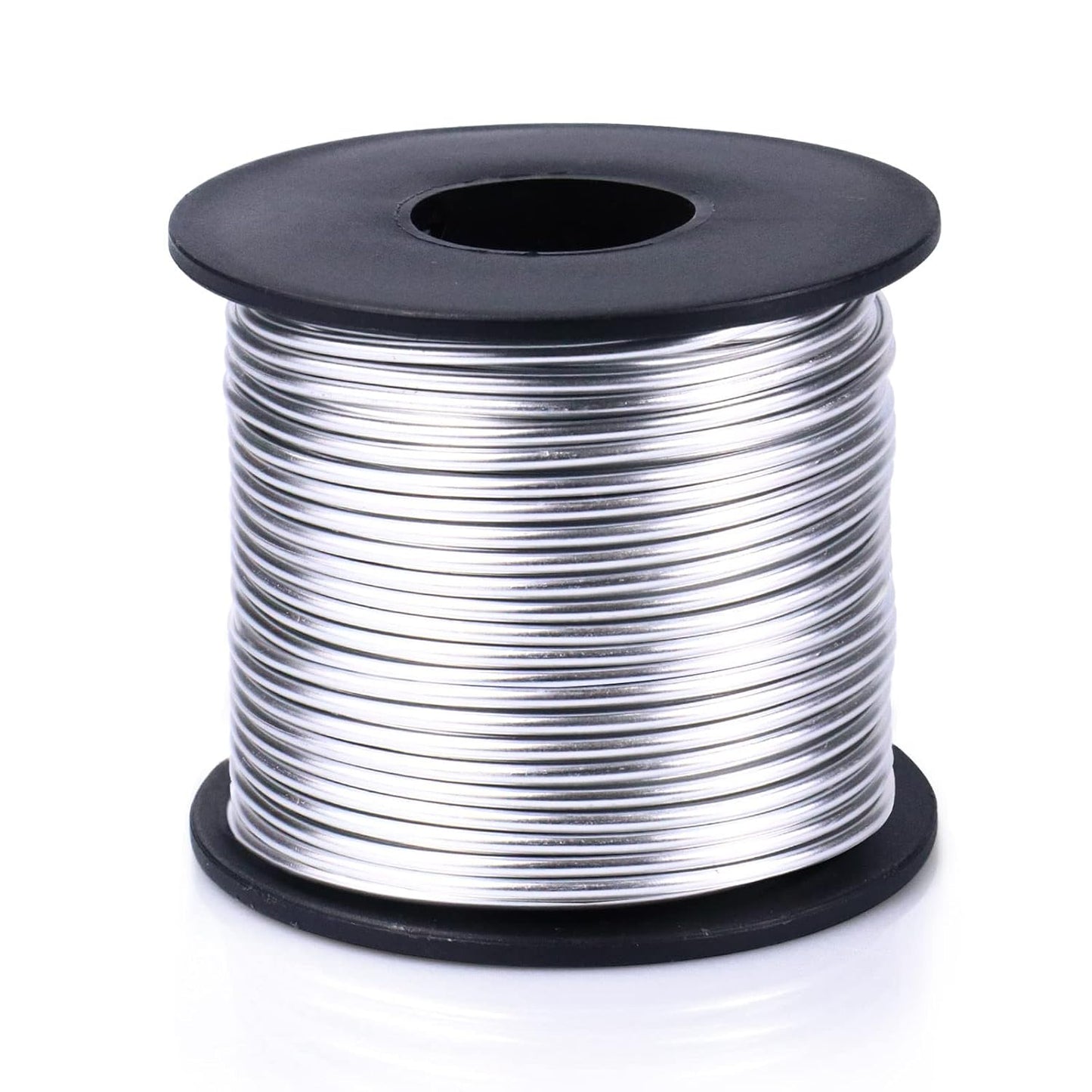 Aluminum Craft Wire, 75 Feet 1.5mm/ 16 Gauge Silver Bendable Soft Metal Aluminum Wire Roll Bulk for DIY Crafts Sculpting Jewelry Making