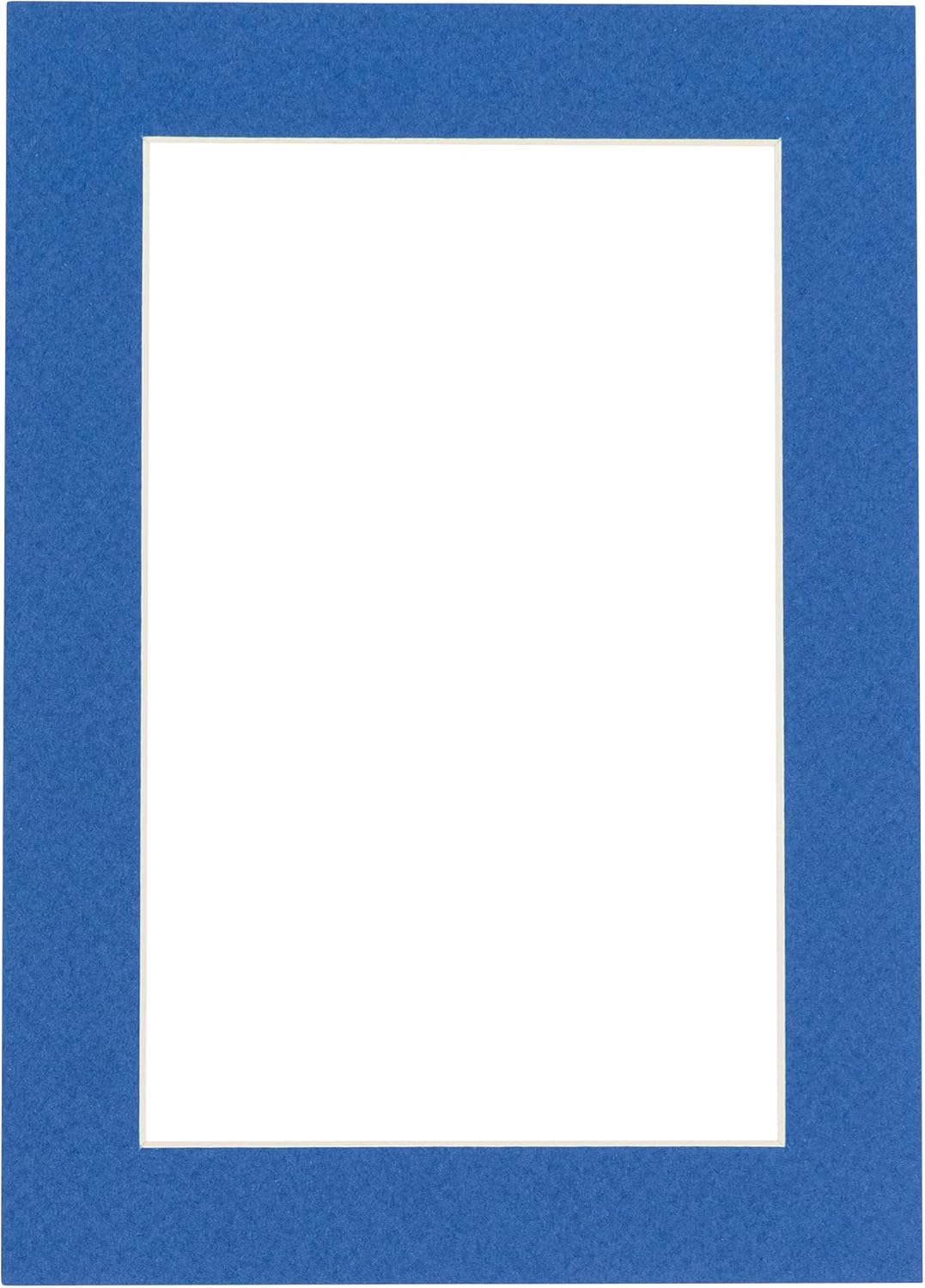 5x7 Mat for 8.5x11 Frame - Precut Mat Board Acid-Free Royal Blue 5x7 Photo Matte Made to Fit a 8.5x11 Picture Frame, Premium Matboard for Family Photos, Show Kits, Art, Picture Framing, Pack of 1 Mat