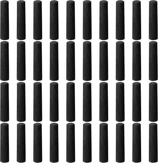 40 Pcs Sidewalk Chalks for Kids Non Toxic Jumbo Chalk for Party Gift Outdoor Art Classroom Play Painting (Black)