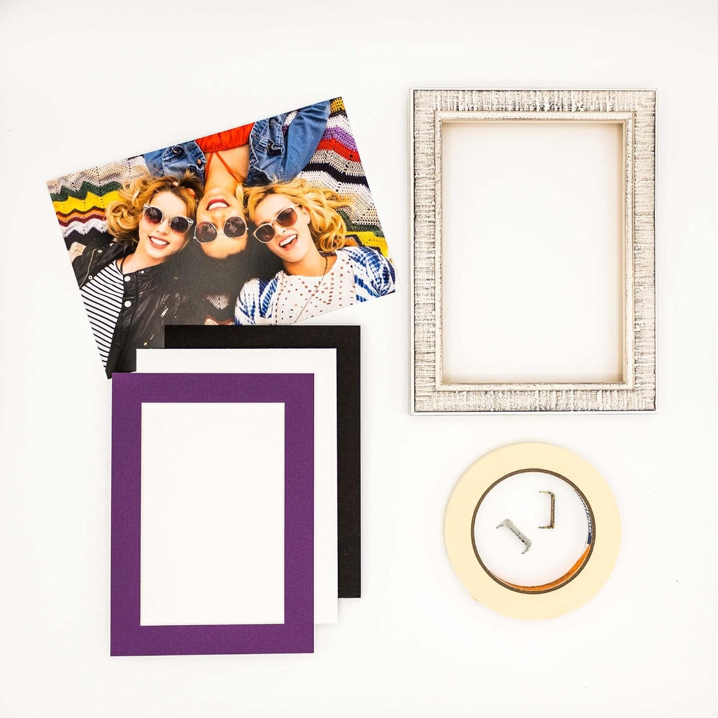 5x7 Mat for 8.5x11 Frame - Precut Mat Board Acid-Free Dark Purple 5x7 Photo Matte Made to Fit a 8.5x11 Picture Frame, Premium Matboard for Family Photos, Show Kits, Art, Picture Framing, Pack of 1 Mat