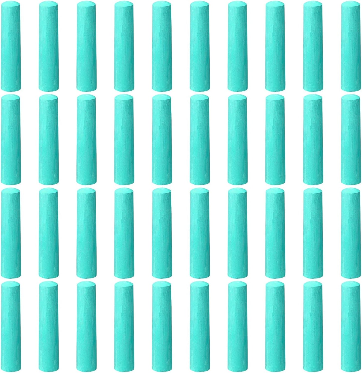 40 Pcs Sidewalk Chalks for Kids Non Toxic Jumbo Chalk for Party Gift Outdoor Art Classroom Play Painting (Green)