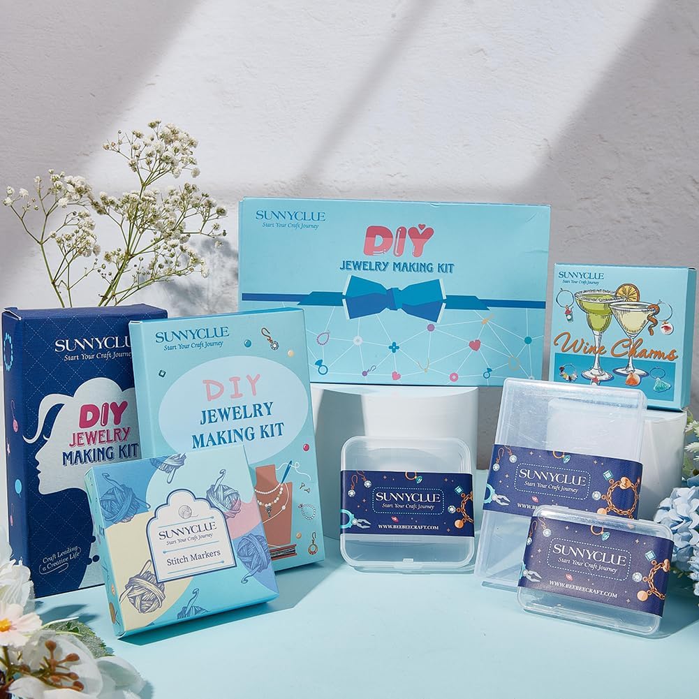 SUNNYCLUE 1 Box 20pcs Crochet Knitting Markers Stitch Charms Alpaca Cute Animals Locking Stitch Charm Crochet Knitting Markers for Weaving Sewing Needleworks DIY Crafts