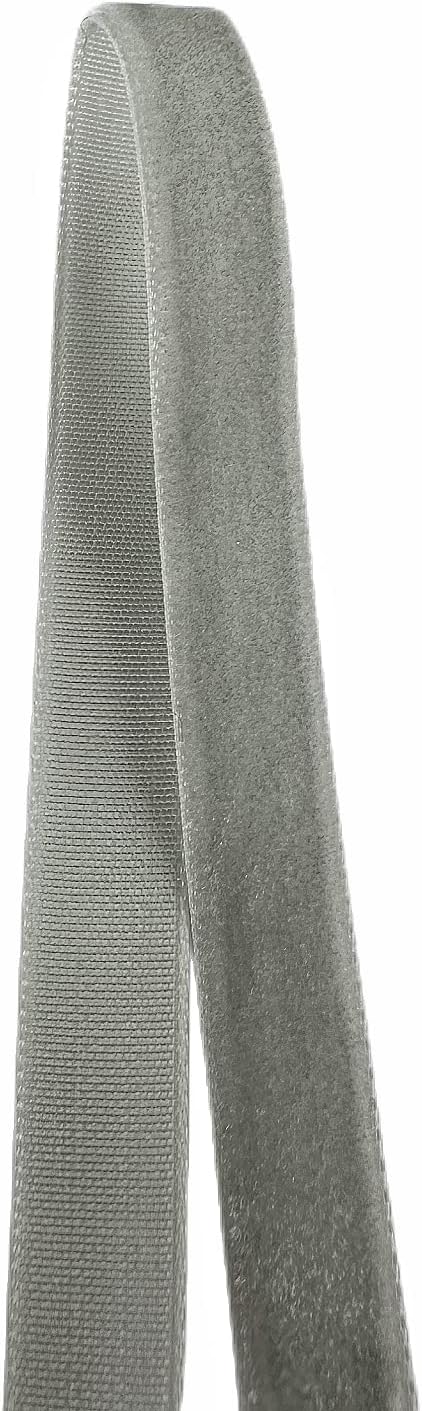 Vintage Silver Velvet Ribbon, 3/8 Inch X 25Yd