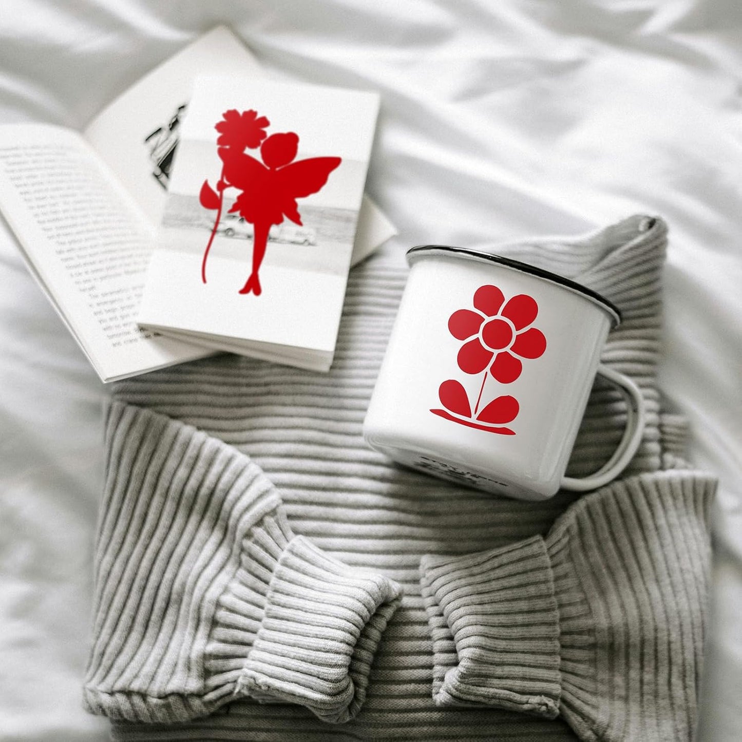 Ant Smart Adhesive Permanent Vinyl Compatible with Cricut Explore and Maker Series Without Cutting Mats, Create DIY Projects, Decals, Stickers & More (Red, 13inch x 30ft)