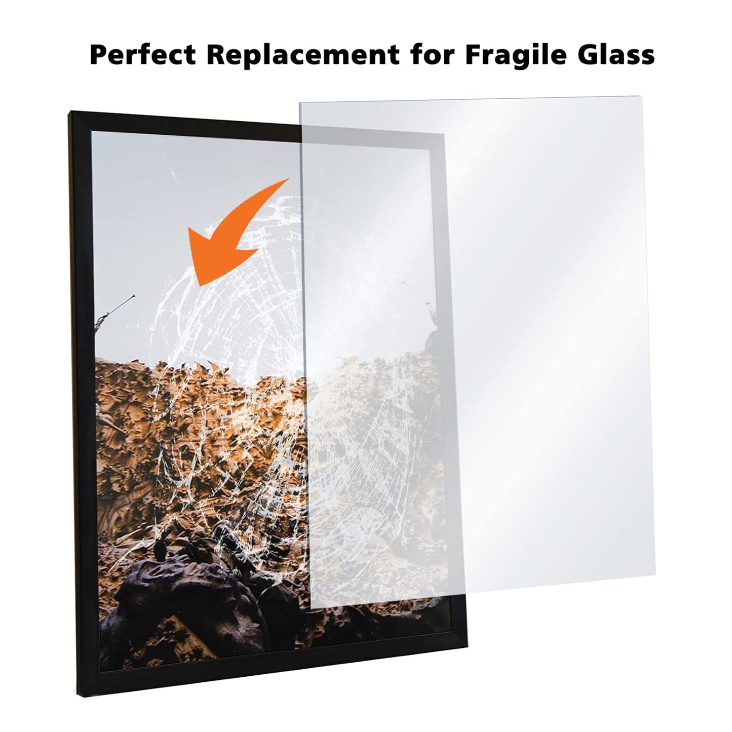 Egofine Plexiglass Sheets Acrylic Sheets 20 Pack of 11x14’’ 0.04 Thick Clear Plastic Cast Transparent Plexi Glass for Crafting Projects, Replacement Picture Frame Glass, DIY Display, Easy to Cut