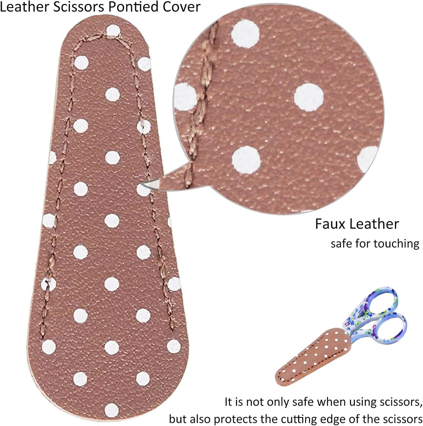 BIHRTC 3.6inch Small Craft Scissors Cross Stitch Knitting Scissors Sharp Stainless Steel Tip for Sewing Threading Crafting Needlework Art DIY Work