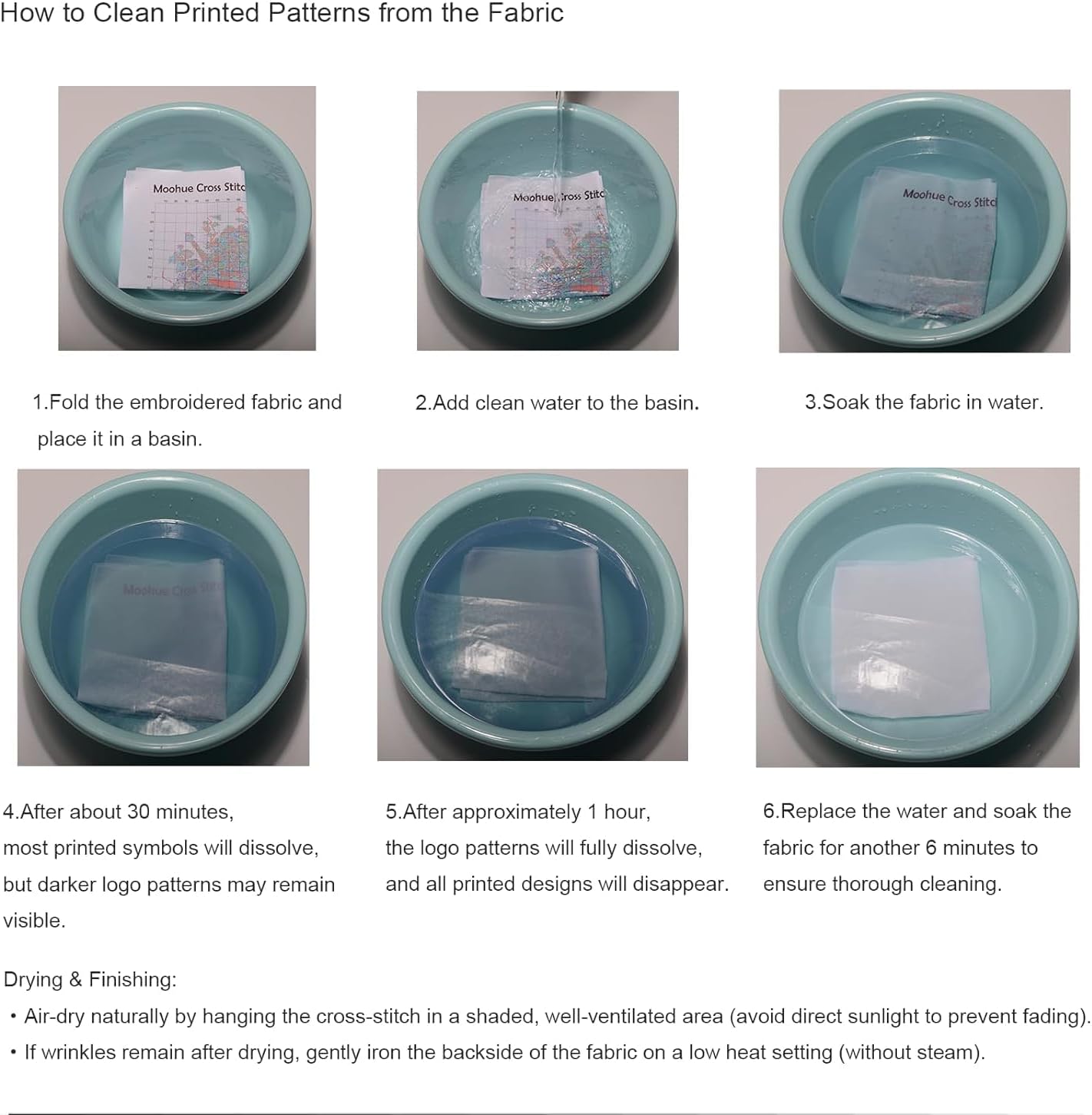 Moohue 14ct Counted Stamped Cross Stitch Kits for Adults Flowers Printed Cross Stitch Patterns Art Crafts Cross Stitch Supplies (Flowers 12)