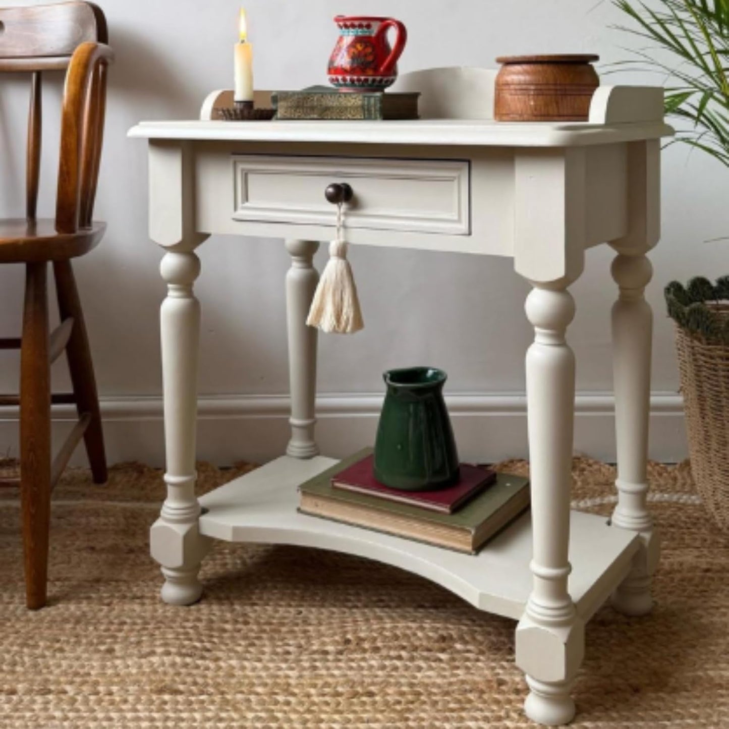 Dixie Belle Paint Company Chalk Finish Furniture Paint – Ecru (16oz) – Matte Chic Chalk Mineral DIY Furniture Paint