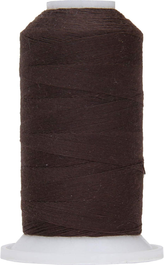 Threadart Polyester All-Purpose Sewing Thread - 600m - 50S/3 - Chocolate