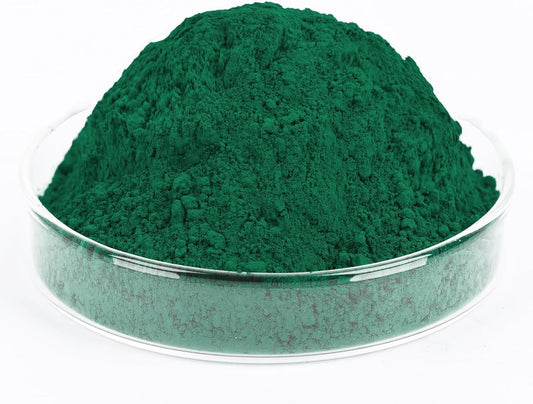GOODTAKE Concrete Pigment, Green Iron Oxide Pigment Powder, Concrete Cement Dye Color Pigment for Pastel Tile Paint Concrete Cement Mortar Grout (Green, 12 oz)