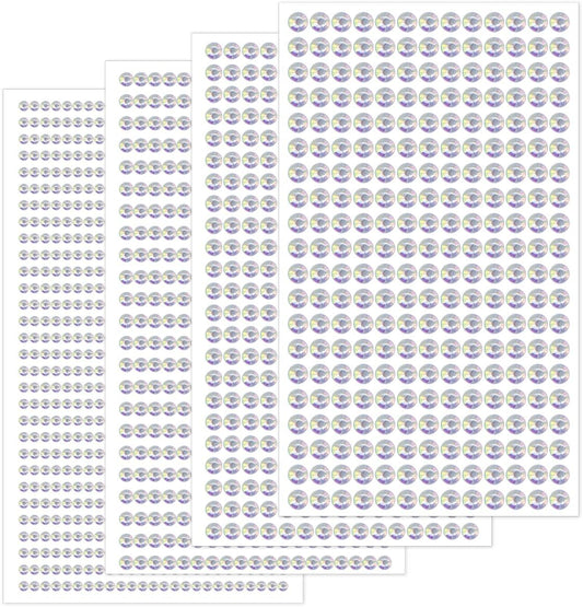 1799pcs Self Adhesive Face Gems Stickers, Hair Gems Rhinestones Stickers, Bling Jewels for Makeup, Crafts, Home Decor Scrapbooking Embellishments, 4 Sizes 3mm/4mm/5mm/6mm(AB Rhinestones)