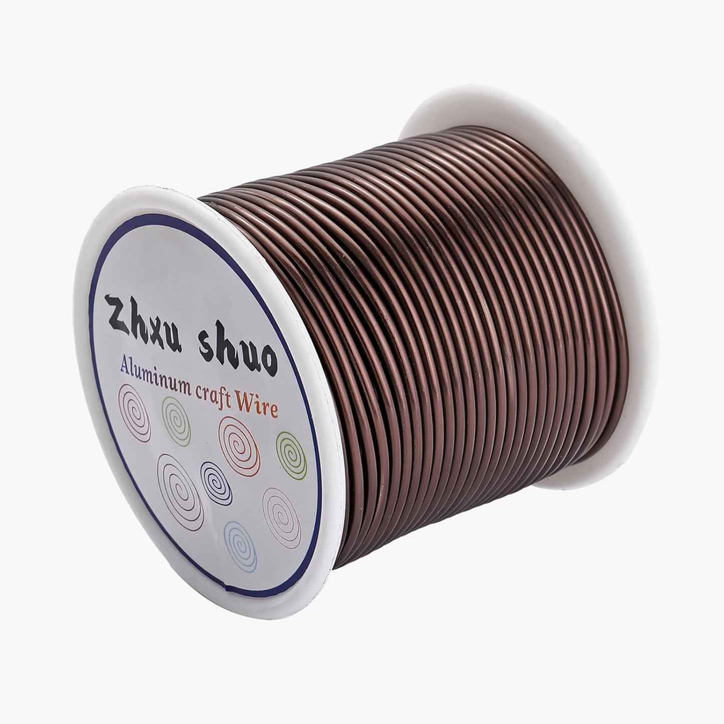 12 Gauge(2mm) Aluminum Wire 35 Yards Anodized Metal Wire for Bonsai Armature Crafting Sculpting Jewelry Craft Making Beading Floral (Light Brown, 12 Gauge)