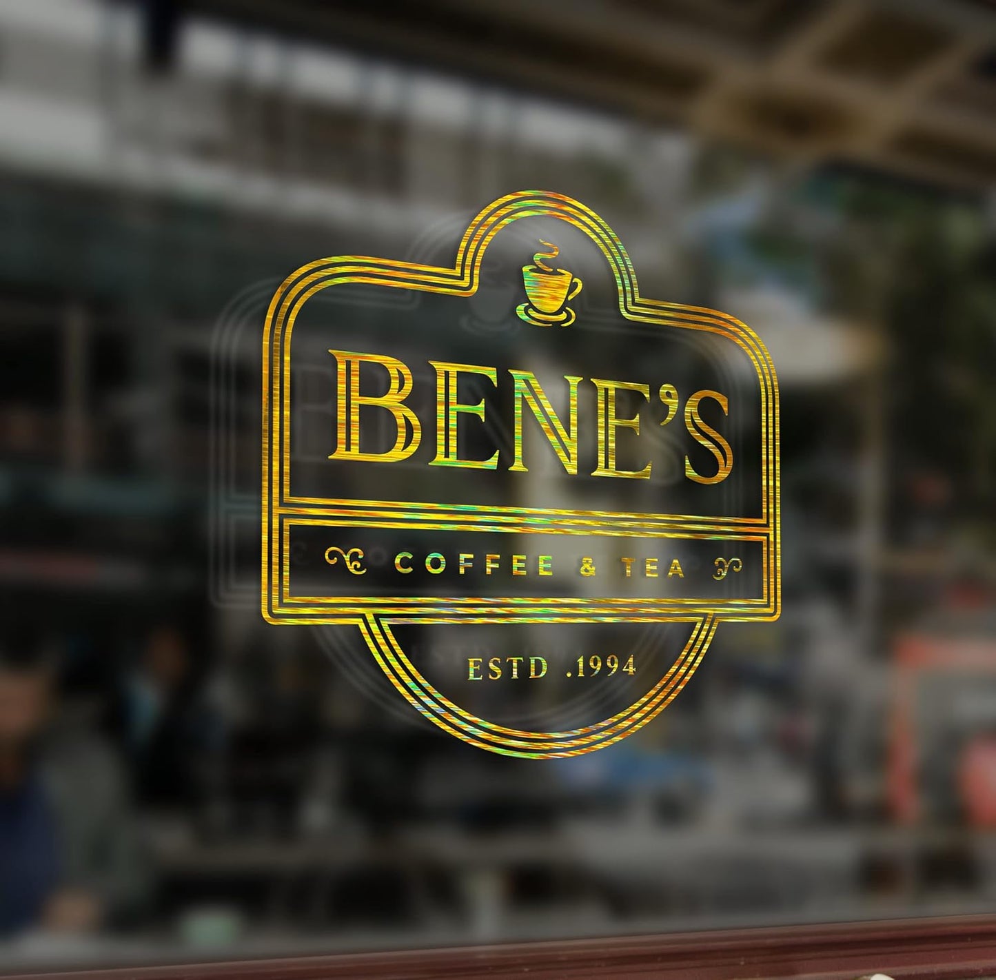 VViViD Mosaic+ Gold Brushed Holographic 1ft x 5ft Crafting Vinyl Crinkle-Free 8yr UV Finish Crafting Vinyl