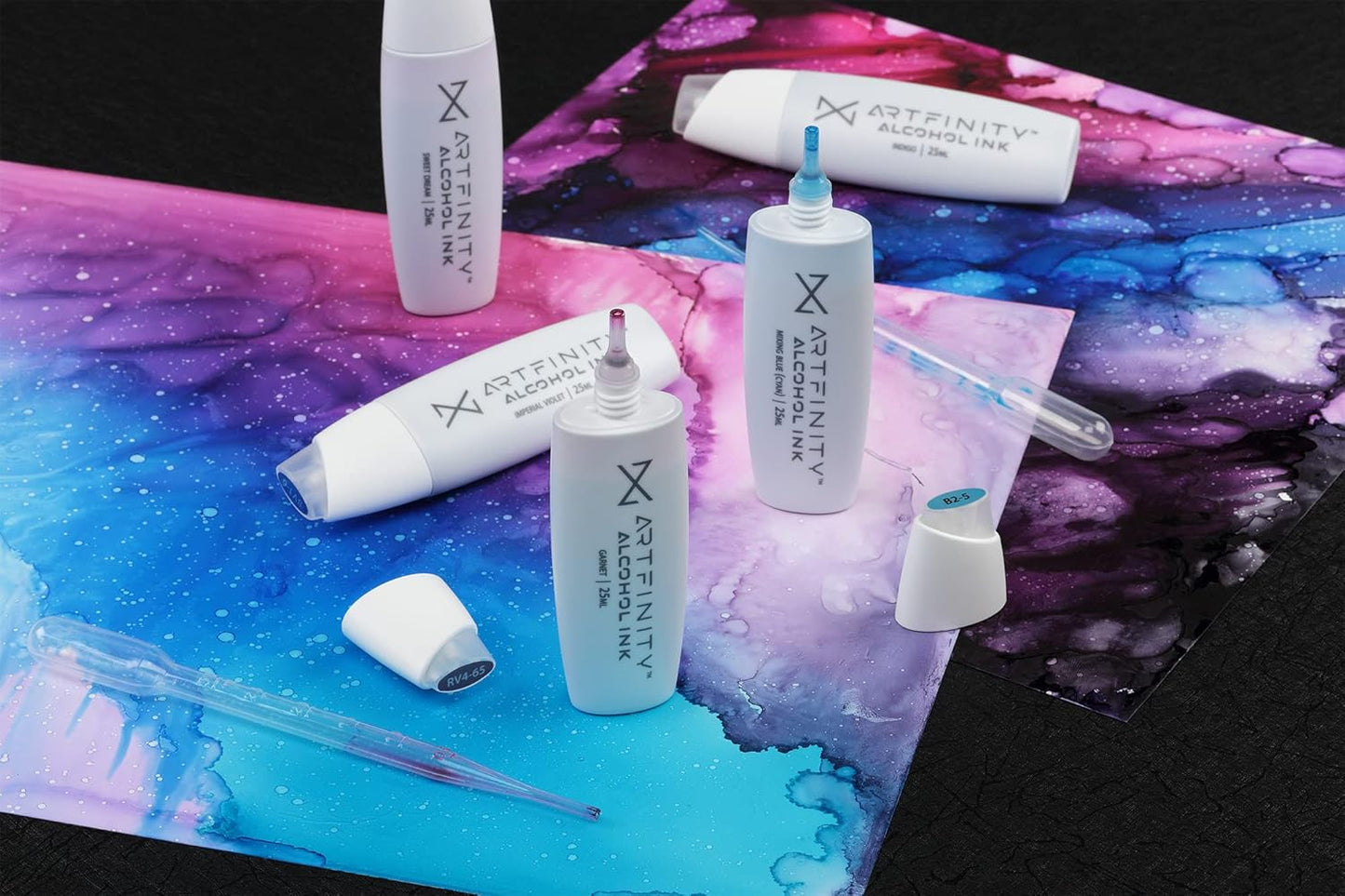 Alcohol Inks 3 Pack - Vibrant, Professional, Dye-Based Alcohol Inks for Artfinity Alcohol Markers, Artists, Drawing, & More! - Spruce Green BG3-8