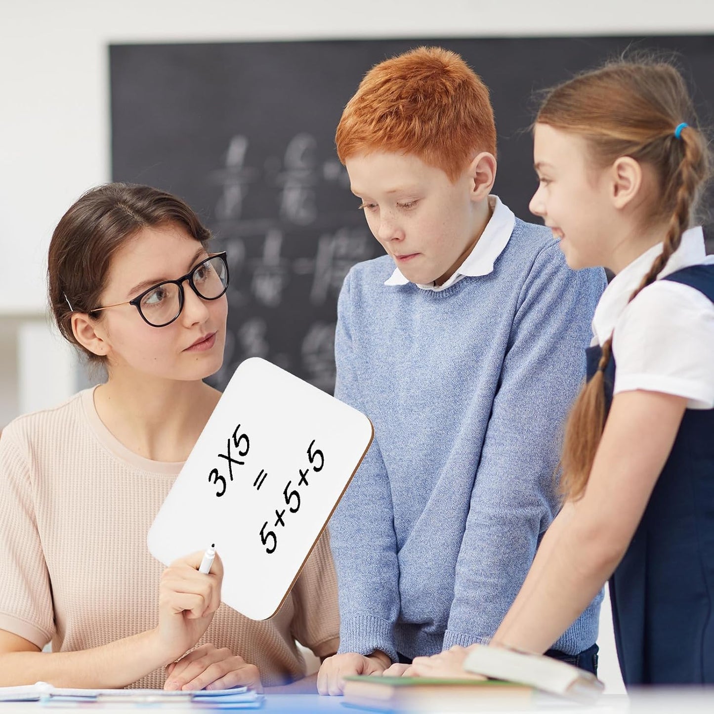 Small White Board Dry Erase 5x7 Inch Mini Whiteboard Small Dry Erase Board with Markers Erasers Double Sided Dry Erase Lapboards for Students Teachers School Supplies Meeting Voting Games (1)