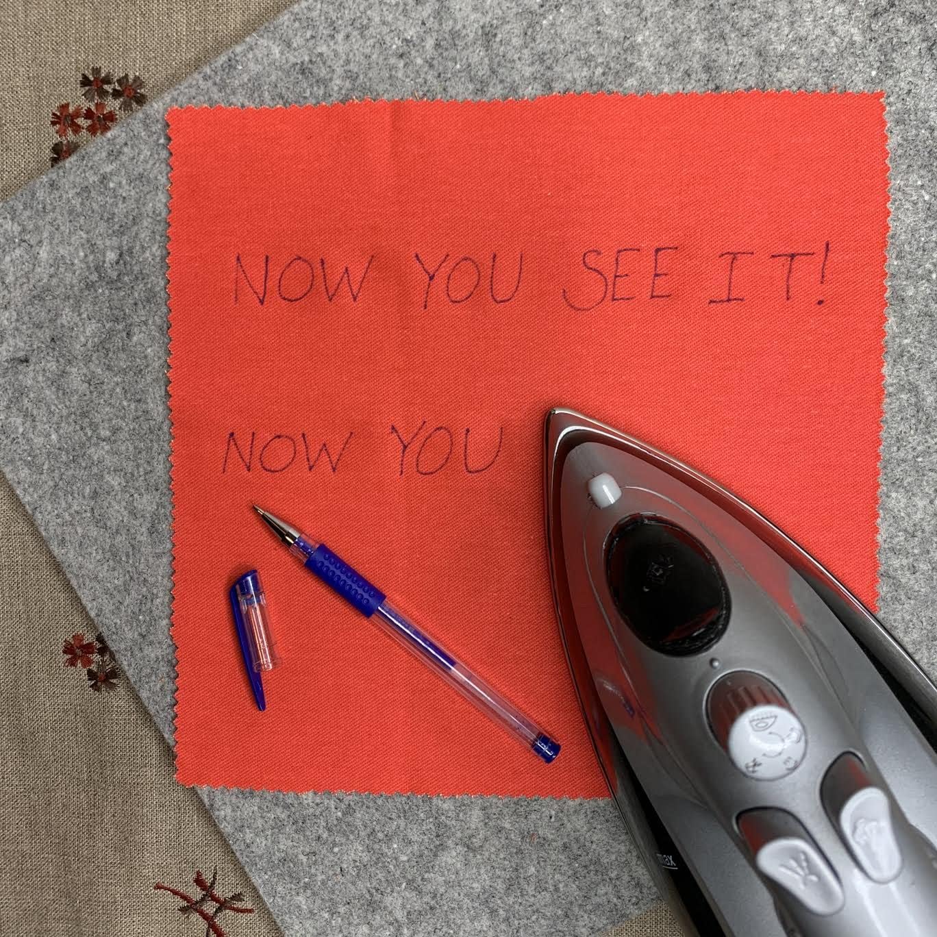 Madam Sew Heat Erasable Fabric Marking Pens for Sewing and Quilting | Fabric Markers for Sewing, Embroidery, Dressmaking with 4 Pens + 4 Refills | No Ghost Lines, Disappearing Ink for Precise Marking