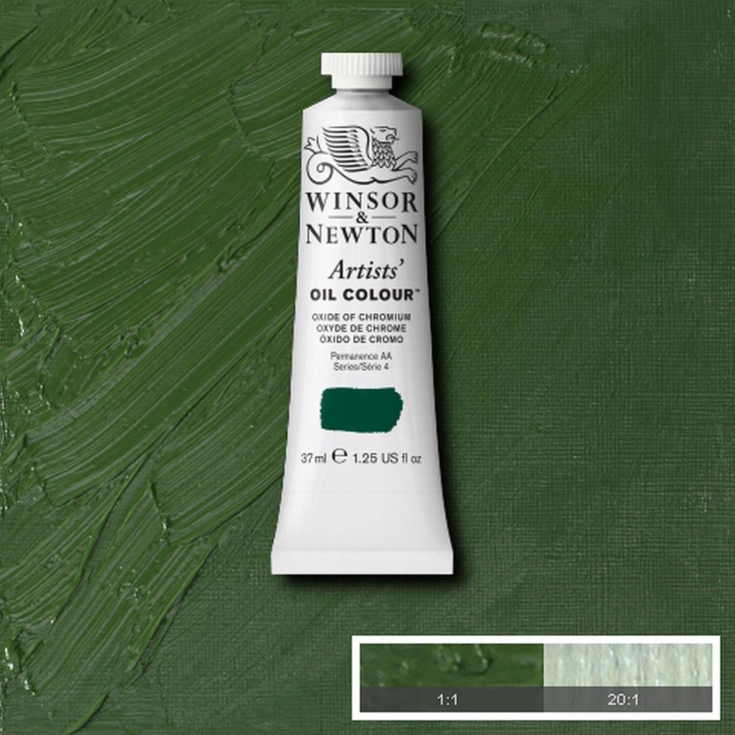 Winsor & Newton Artists' Oil Color, 37ml (1.25 oz) Tube, Oxide Of Chromium