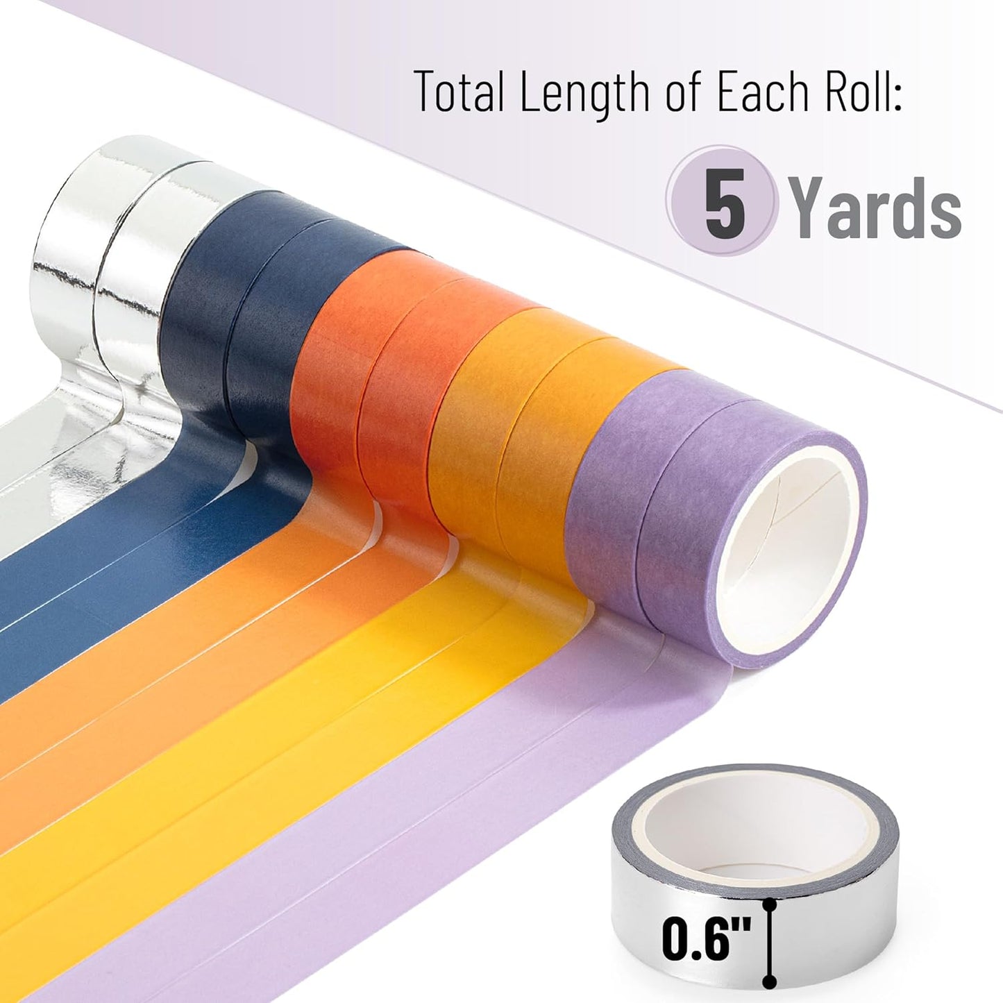 Mr. Pen- Washi Tape Set, 10 Rolls, Autumnal Reverie, Decorative Tape, Washi Tapes, Scrapbook Tape, Scrapbook Washi Tape for Journaling, Craft Tape, Washy Tape, Washy-Tape, Cute Washi Tape Pack