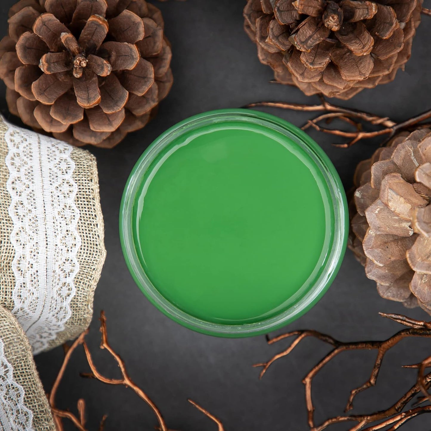 Dixie Belle Paint Company Chalk Finish Furniture Paint - Evergreen (1 Gallon - 128oz) - Matte Deep Purple Chic Chalk Mineral DIY Furniture Paint