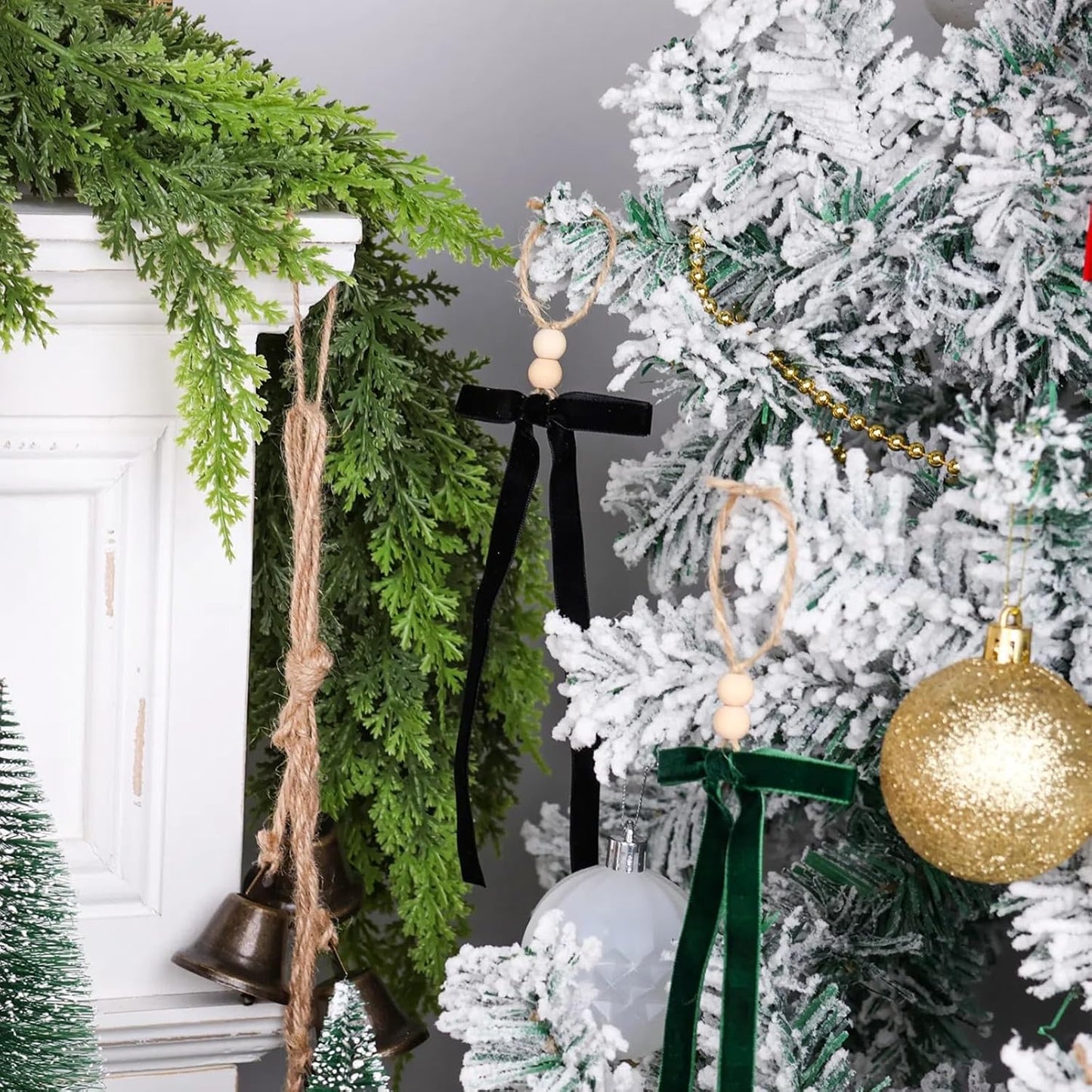 15 Yards Velvet Ribbon 1 Inch Single Face Black Velvet Ribbon Spool Prefect for Wedding, Ribbons for Gift Wrapping, Vintage Christmas Decor Tree Ornaments Wreath Hair Bows, Ribbons for Crafts