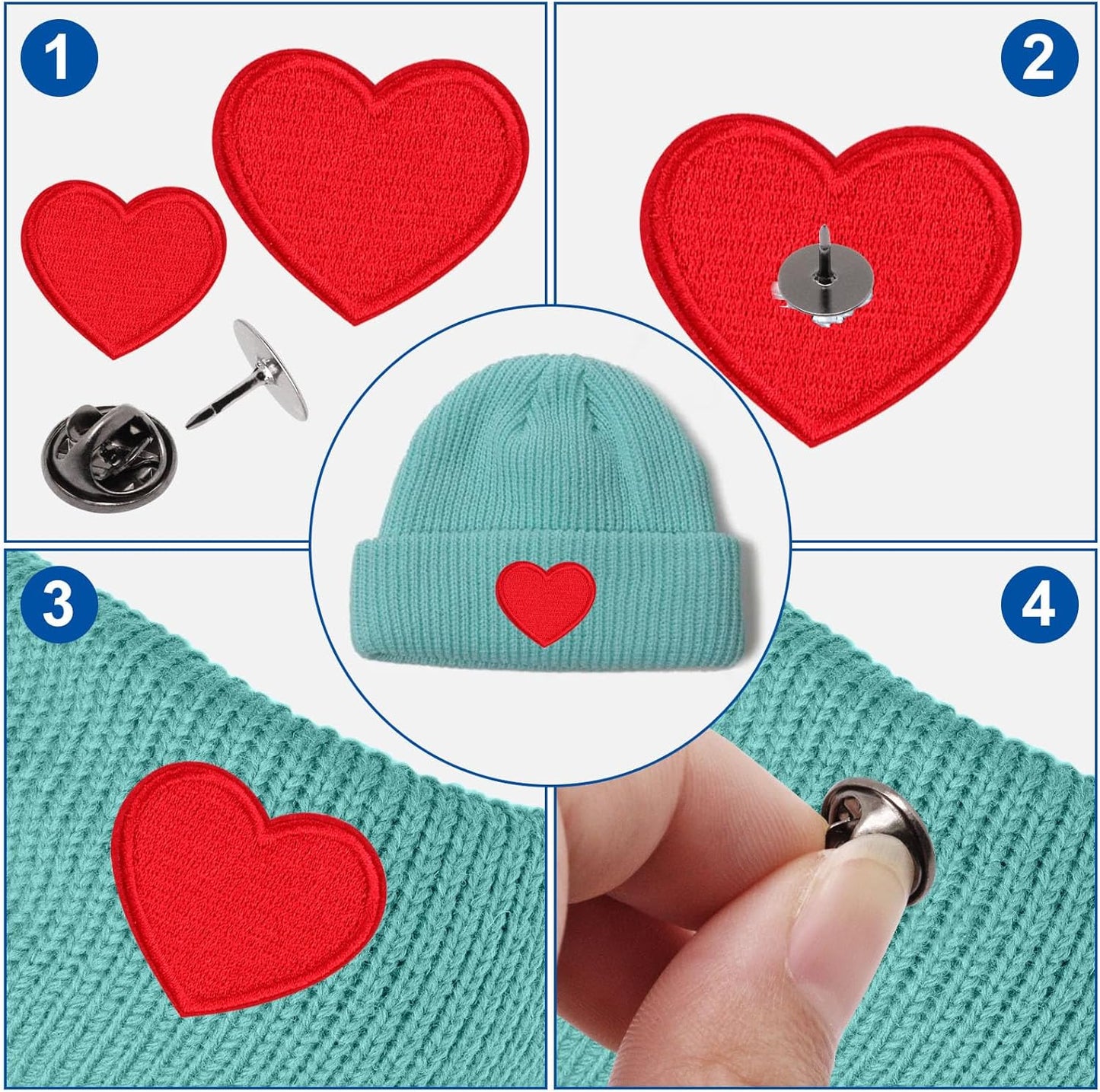 260 Set Pin Backs, Blank Pins Scatter Butterfly Clutch Pin Holder Enamel Pins Locking Backs Tie Tacks Jewelry Backings Clasp for Brooch Lapel Hat Uniform Badges Tie Tack (10mm, Black)