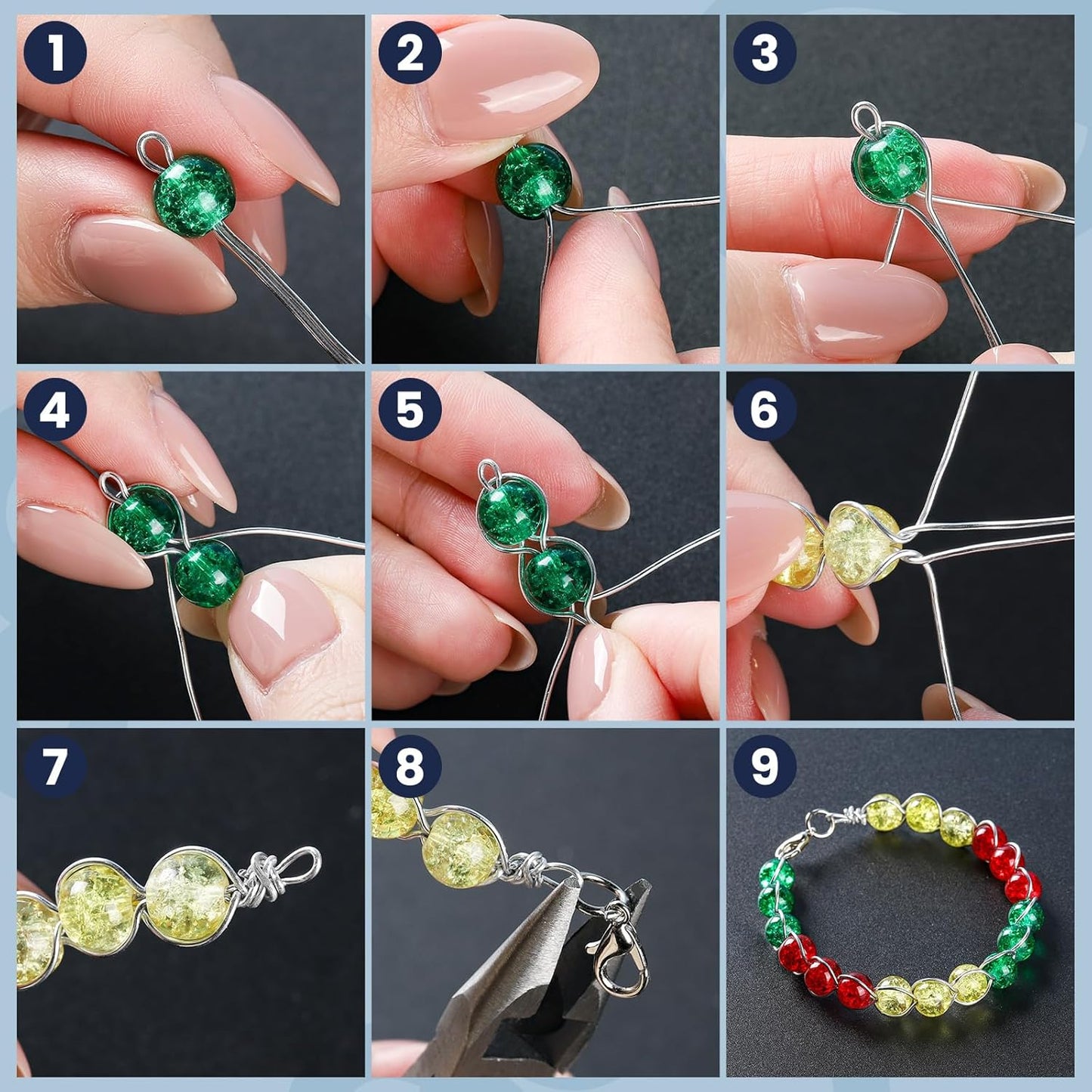 FANDAMEI Craft Wire 20 Gauge 98 Feet, Silver Wire for Jewelry Making, Aluminum Wire for Crafts, Sculpting, Beading. Metal Bendable for DIY, Christmas Floral Craft, Decoration, Jewelry Making