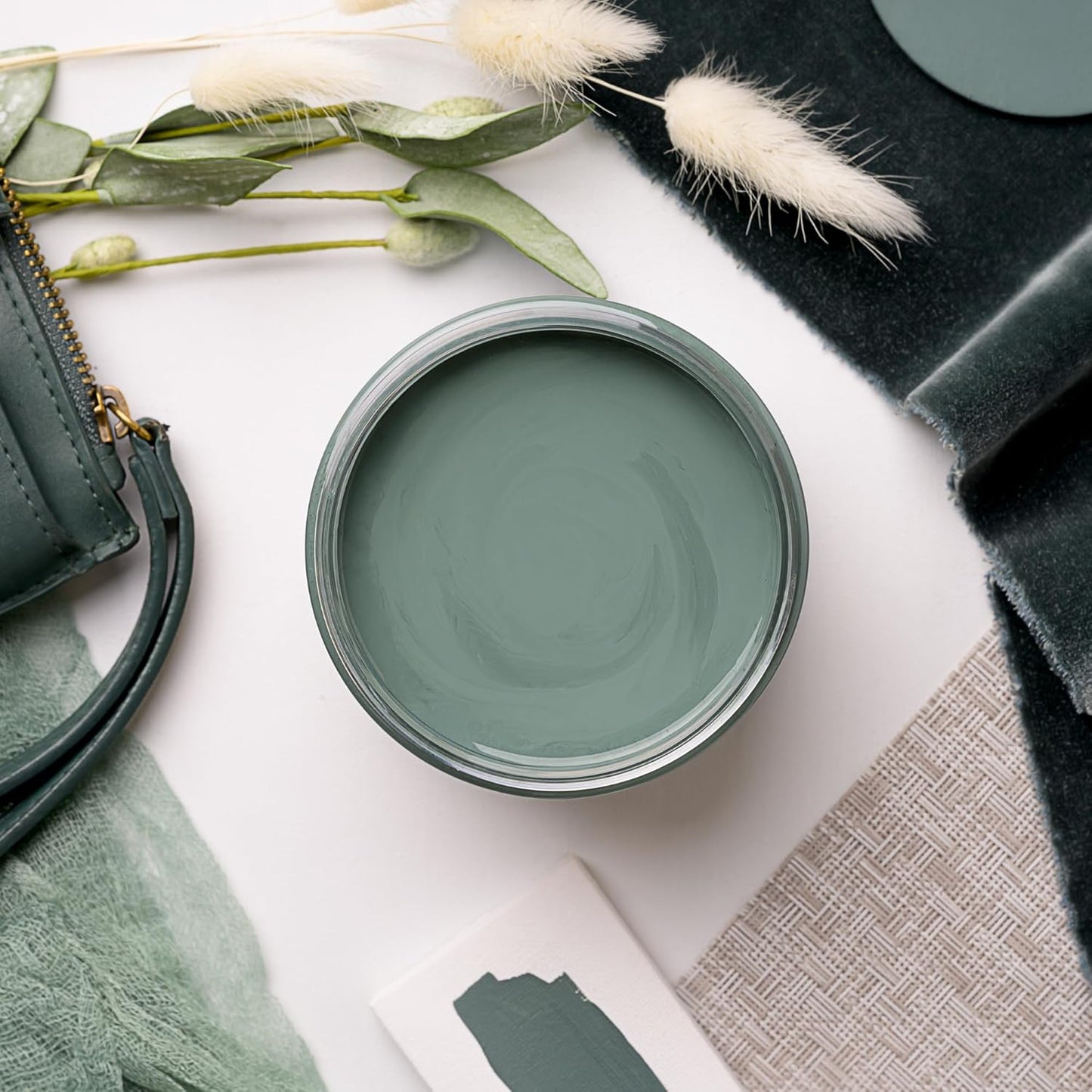 Dixie Belle Paint Company Chalk Finish Furniture Paint – Blue Grass (8oz) – Matte Chic Chalk Mineral DIY Furniture Paint