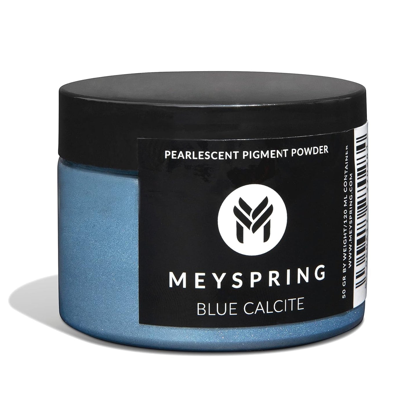 MEYSPRING Blue Calcite - Mica Powder for Epoxy Resin - Pigment Powder for Resin Art - Epoxy Dye for Woodworking