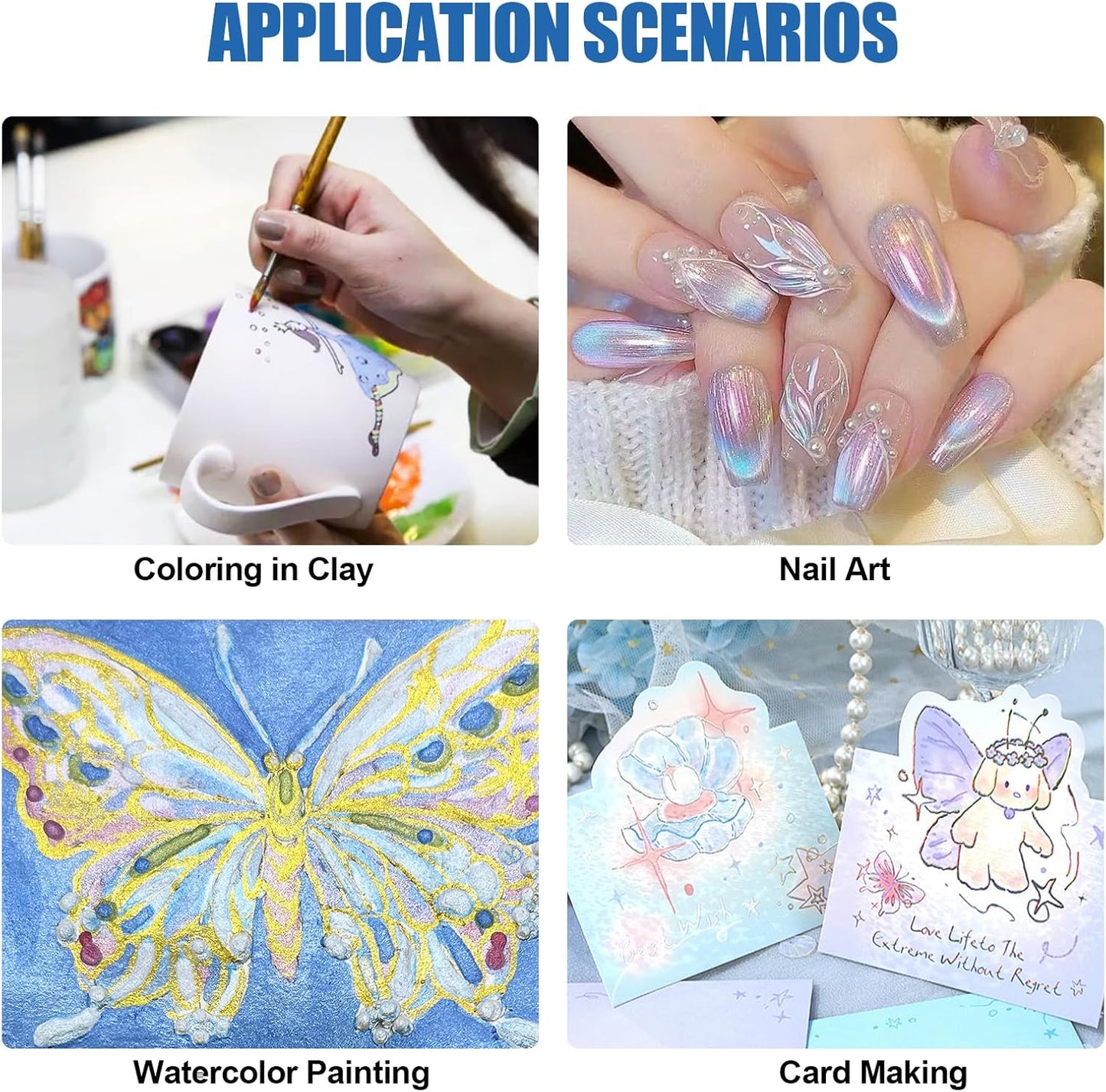 Mini Glitter Watercolor Paint Set, 20 Colors Shimmer Metallic Watercolour Painting Sets, Solid Pearl Water Color Paints for Kids, Adult, 1ml Trial Pack (Pumpkin Castle)