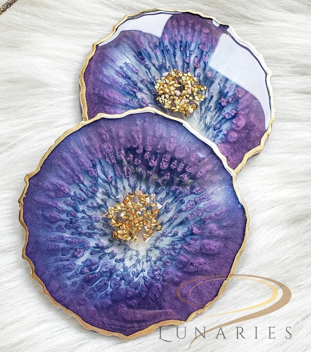 MEYSPRING Dusklight Crystal - Two Tone Violet Mica Powder for Epoxy Resin - Color Shifting Pigment - Purple Resin Dye - Skin-Safe and Cosmetic Grade