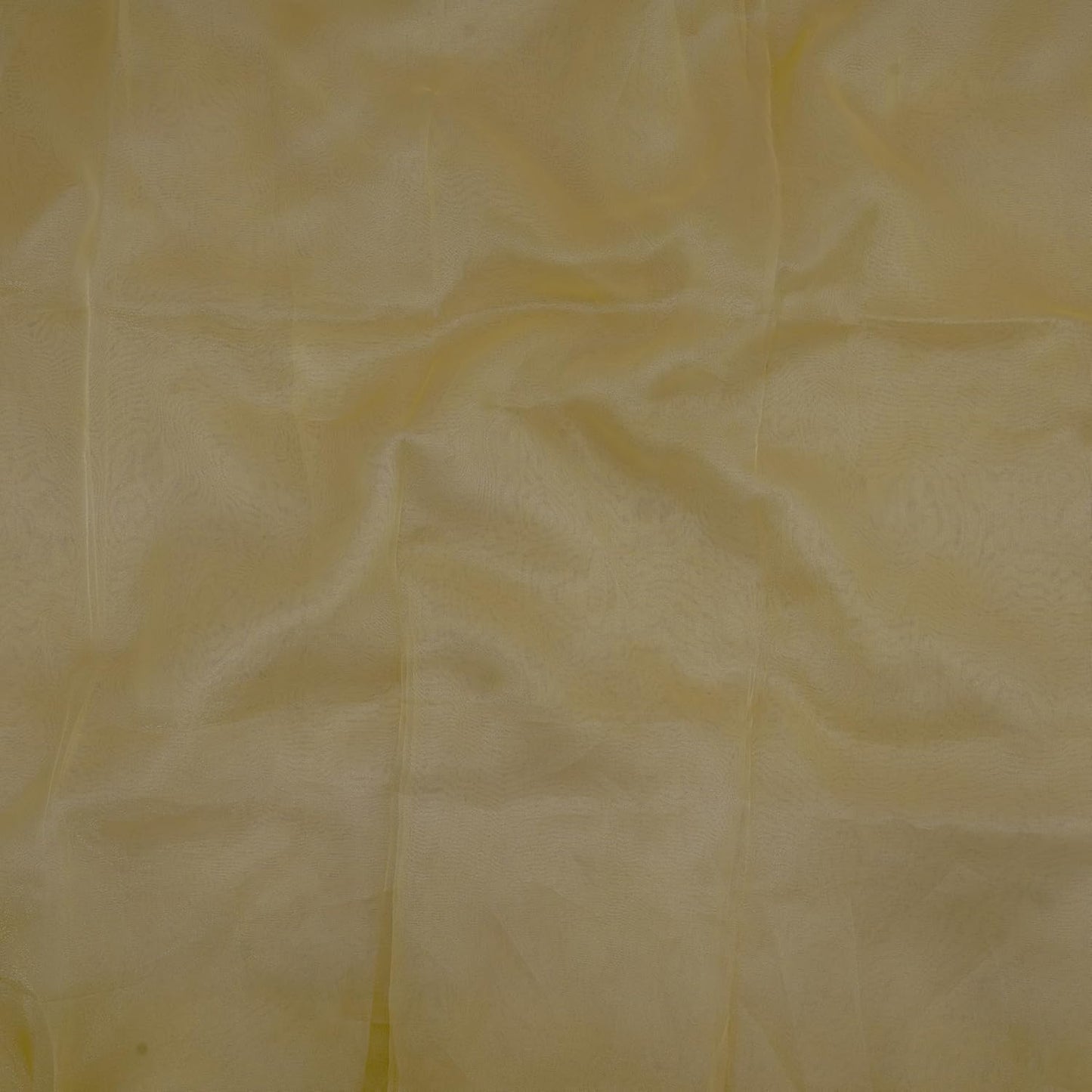 Organza Fabric 5 Yard Bridal Solid Sheer Organza Fabric Bolt for Wedding Dress, Fashion, Crafts, Decorations Silky Shiny Organza 44" - (5 Yard, Champagne)