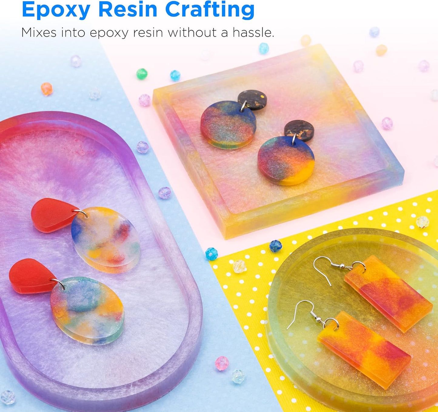 Rolio Mica Powder Pearlescent Color Pigment - 12 Jars for Resin Epoxy, Soap Making, Nail Polish, Lip Gloss, Eye Shadow, Bath Bomb, Slime & Candle - 10g Each (Autumn Hues)