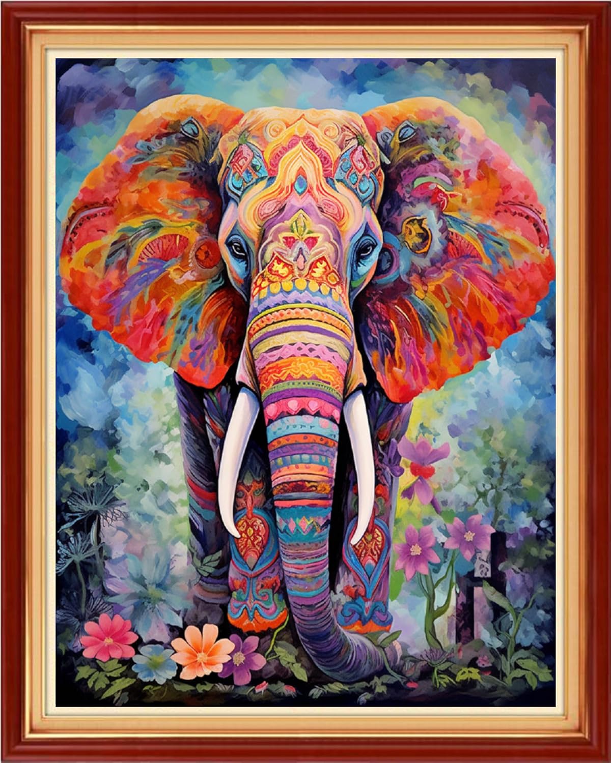 Stamped Cross Stitch Kits - Beach Night Landscape Counted Cross Stitch Kits for Beginners Adults Needlepoint Cross-Stitch Patterns (Artskits10)