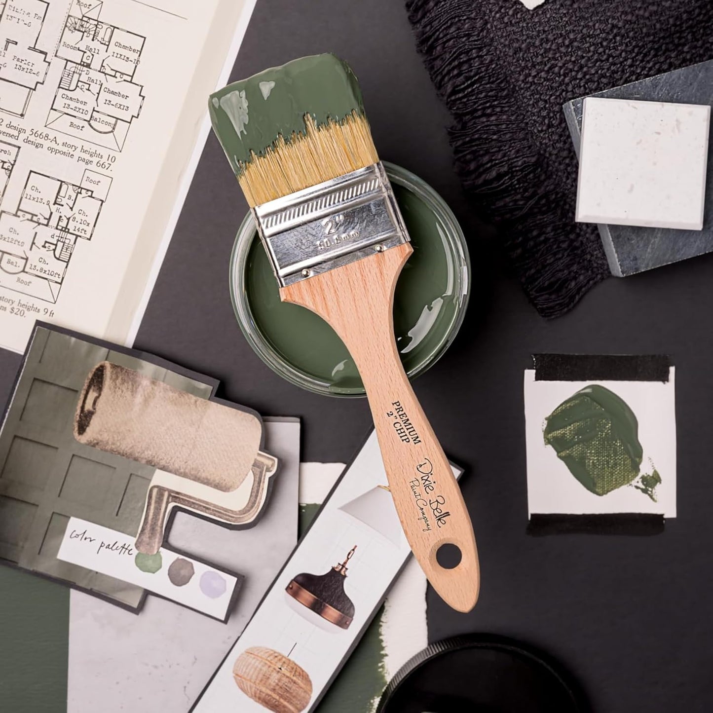 Dixie Belle Paint Company Chalk Finish Furniture Paint – Briar Patch (16oz) – Matte Chic Chalk Mineral DIY Furniture Paint