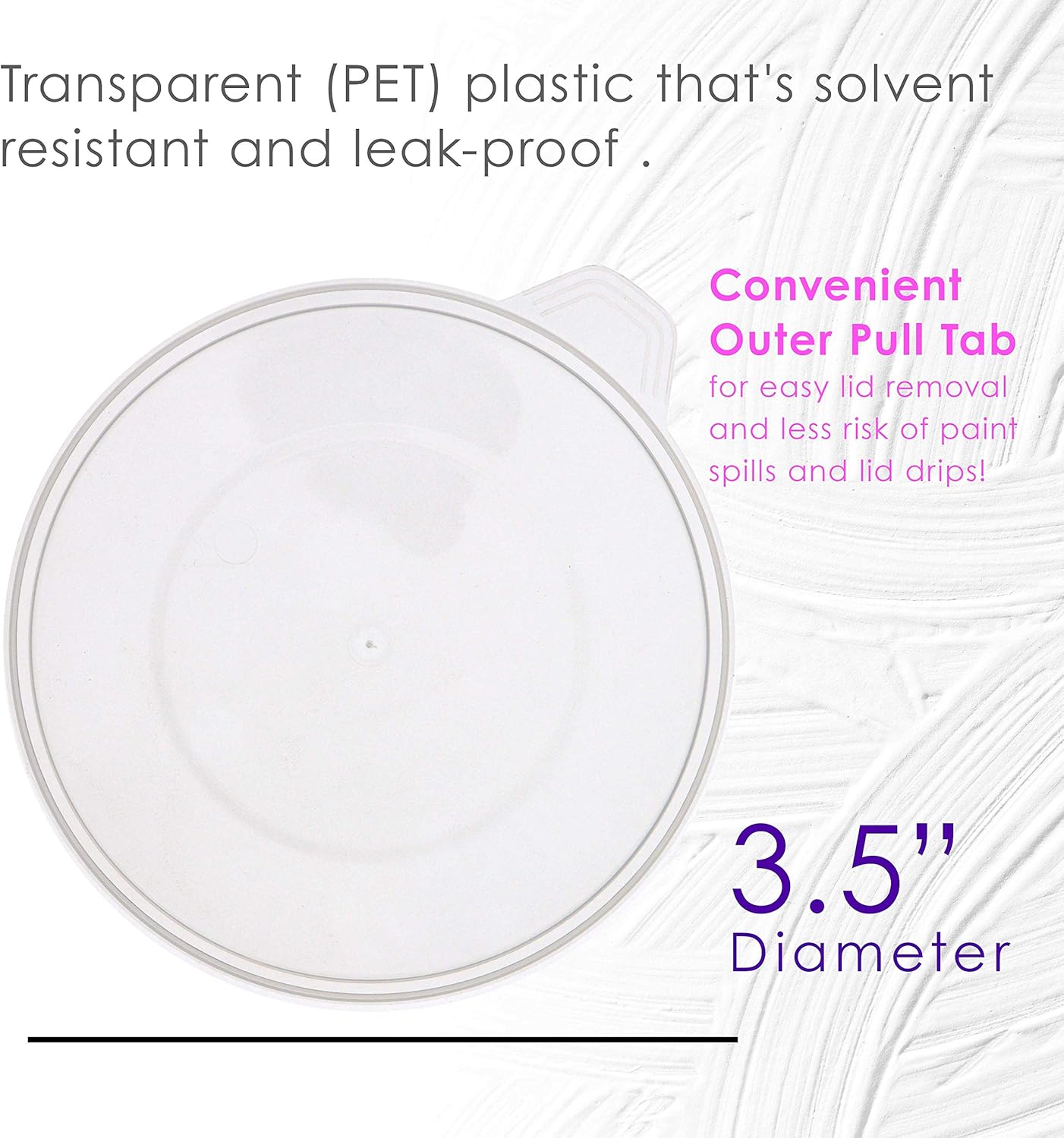 Pouring Masters 12-Pack Mixing Cup Lids for 12 Oz (350ml) Graduated Plastic Measuring Cup Lids - Storage Seal Top for Pouring Masters Automotive Paint Mixing Cups, Epoxy Resin, Art Supplies