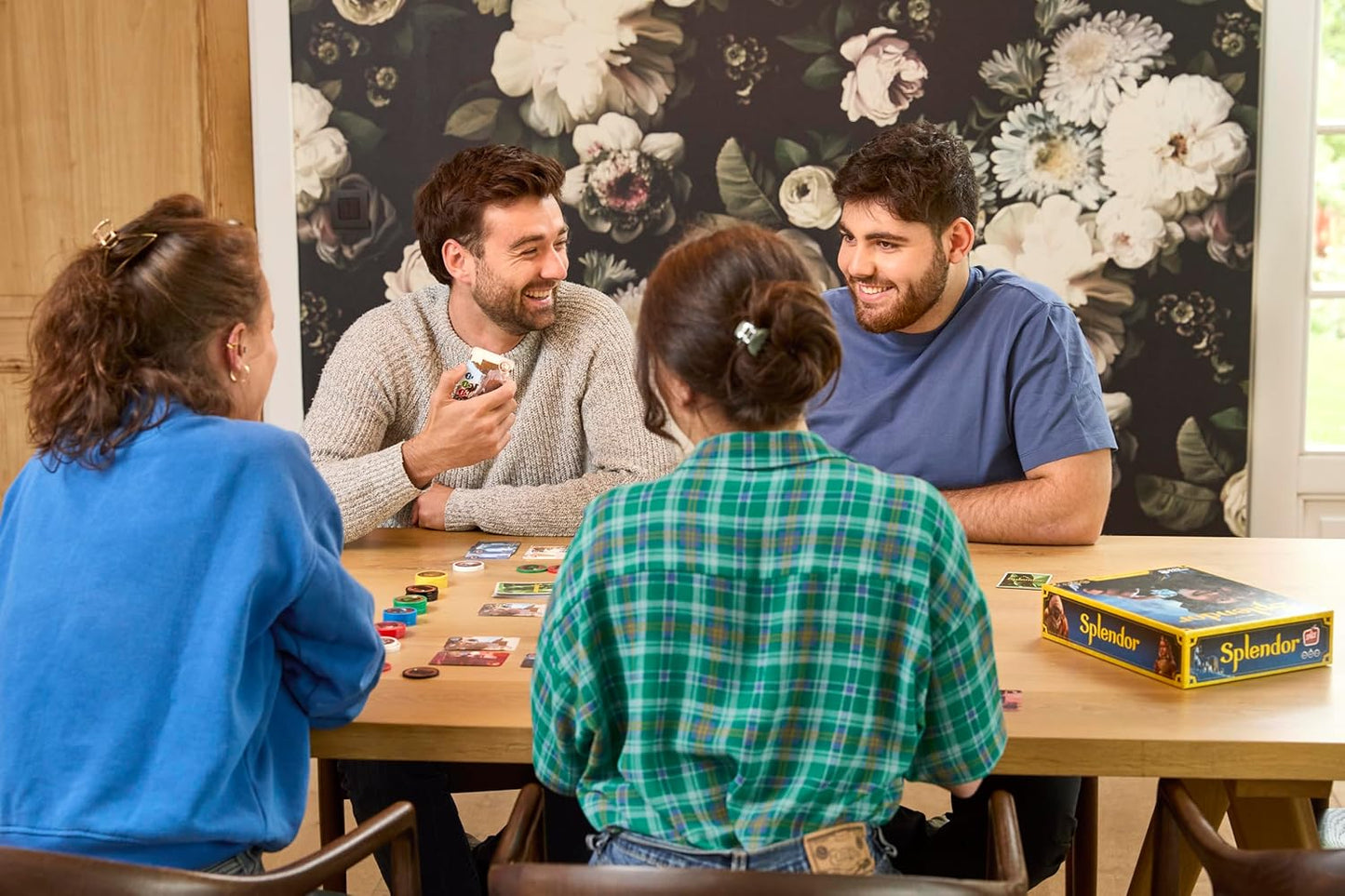 Asmodee Splendor Board Game - Master The Art of Wealth and Prestige! - Engaging Gem Mining Strategy Game for Kids & Adults, Ages 10+, 2-4 Players, 30 Min Playtime