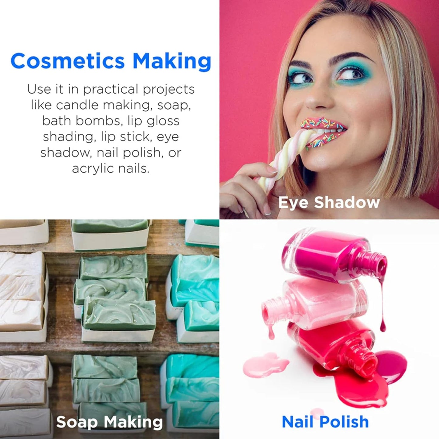 Rolio Premium Brown Mica Powder - Copper (100G / 3.5 oz) - 1 Jar of Brown Pigment Powder for Epoxy Resin, Dye, Soap Making, Nail Polish, Paint, Candle Making, Bath Bombs, Slime